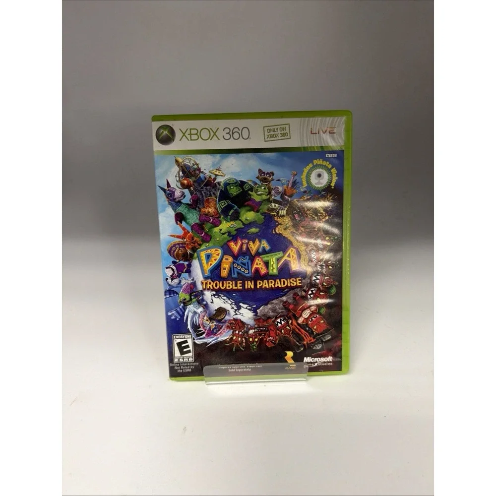 Viva Piñata: Trouble in Paradise Xbox 360, 2008 Complete W/ Manual Tested Nice